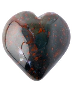 Bloodstone Puff Heart 25-30mm (1pc) Nett