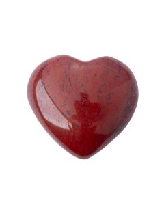 Red Jasper Puff Heart 25-30mm (1pc) Nett