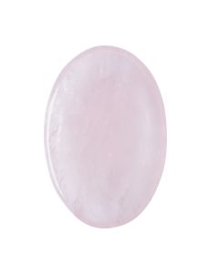 Rose Quartz Worry Stone, India, approx 3-4cm (1pc) Nett