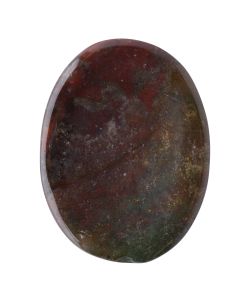 Bloodstone Worry Stone, India, approx 30-40mm (1pc) NETT