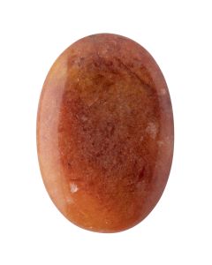 Peach Aventurine Worry Stone, India, approx 30-40mm (1pc) NETT