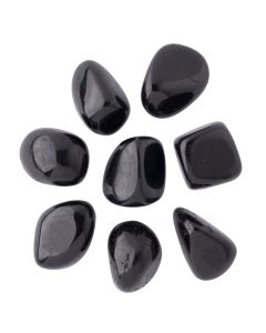 Black Tourmaline Medium Tumblestone 20-30mm, India (100g) NETT