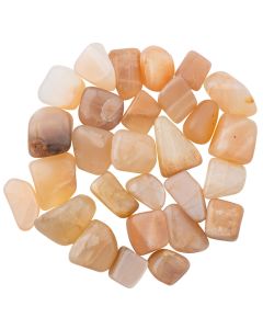 Pink Moonstone Small Tumblestone 10-20mm, India (100g) NETT