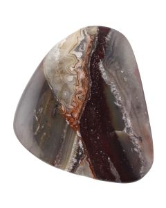 Crazy Lace Agate Tumbled Flat, 15g (1pc) 