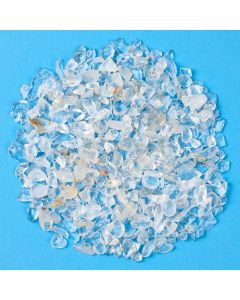 Rock Crystal (Clear Quartz) Tumblestone Chips, India (100g) NETT