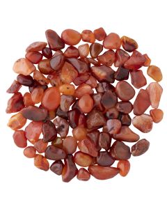 Carnelian Tumblestone Chips approx 8-15mm, India (100g) NETT