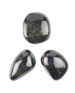 Black Diopside Large Tumblestone 30-40mm, India (50g) 