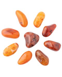 Carnelian Extra Large Tumblestone 40-50mm, India (250g) NETT