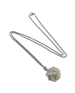 Cage Necklace 30", Silver Plated (1pc) NETT