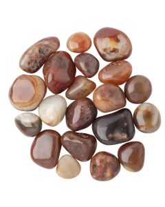 River Carnelian Pebbles C Grade, Brazil (1KG) NETT