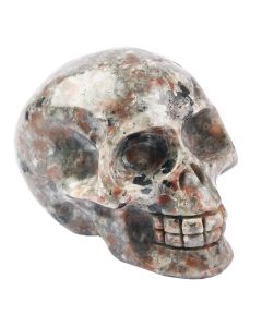 Yooperlite UV Reactive Skull, approx 2.5inch (1pc)