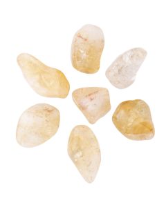 Citrine Heat Treated Large Tumblestone 30-40mm, China (100g) NETT