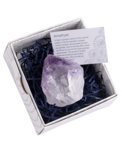 Amethyst Point Cut Base Approx 70-80mm with Gift Box (1pc) NETT
