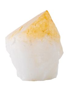 Citrine Point Cut Base approx 50-60mm with Gift Box (1pc) NETT