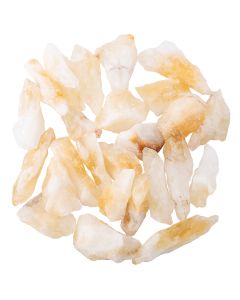 Citrine Heat Treated Rough B Grade, Brazil (25pc) NETT