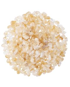 Citrine Heat Treated Tumble Chips 5-10mm, Brazil (250g) NETT