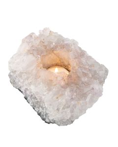 Amethyst Third Grade Tealight Holder, Brazil (1pc) NETT