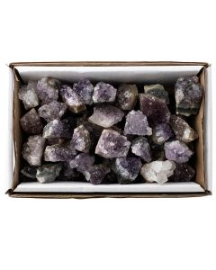 Natural 2nd Grade Amethyst Druze, Brazil (Small Flat approx 1kg) NETT