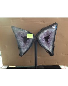Amethyst Butterfly with Metal Base, (No.20) 12.8kg (1pc) - PREORDER
