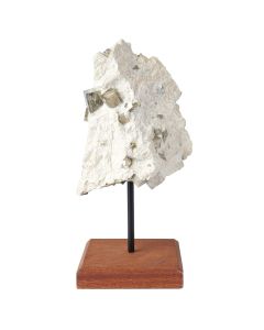 Pyrite Cubes in Basalt on Stand 0.9kg (1pc)