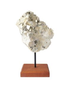 Pyrite Cubes in Basalt on Stand 1.7kg (1pc)