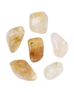 Citrine Heat Treated Tumblestone 20-40mm, Brazil (KGs) NETT
