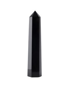 Black Obsidian Polished Point 18/20 x 90/100mm (1pc) NETT