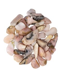 Pink Opal Extra Quality Tumblestone 10-20mm, China (100g) Small 