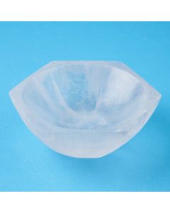 Hexagonal Selenite Bowl 10cm (1pc) NETT