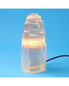 Selenite Mountain Lamp 20cm with UK electrics (1pc)