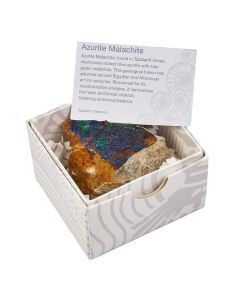 Azurite/Malachite Specimen, Medium, in Gift Box (1pc)