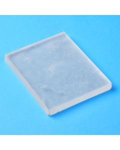 Selenite Rectangle Charging Plate 12x10x1cm (1pc)