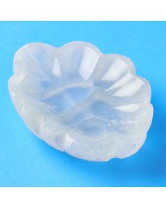 Selenite Leaf Bowl 10cm (1pc)