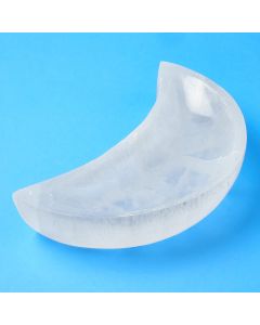 Selenite Moon Bowl 20cm (1pc)