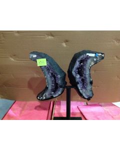 Amethyst Butterfly with Metal Base (No. 23), 9.05kg (1pc) 