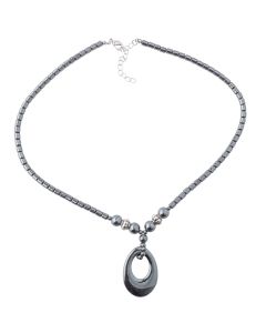 Hematine Oval Necklace 18" Design 3 (1pc) NETT