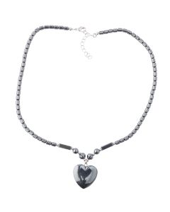 Hematine Heart Necklace 18" Design 16 (1pc) NETT