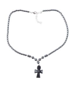 Hematine Cross Necklace 18" Design 32 (1pc) NETT