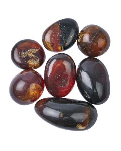 Blue Amber Tumblestones (by the gram)