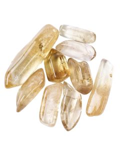 African Citrine Points Tumbled (by the gram)