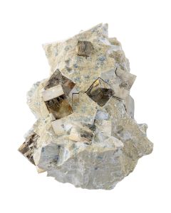Pyrite Cubes in Matrix A Grade 3", Spain (1pc) NETT