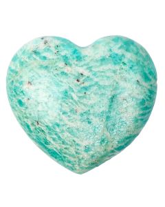 Amazonite Heart, approx 30mm (1pc)