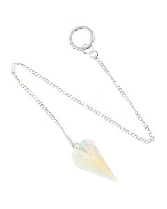 Opalite Pendulum, 22/25mm x 35/40mm (1pc)