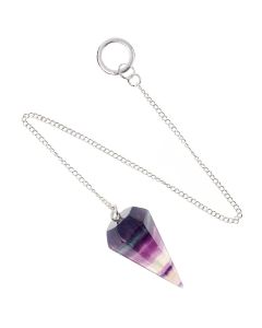 Fluorite Pendulum, 18/20mm x 35/40mm (1pc)