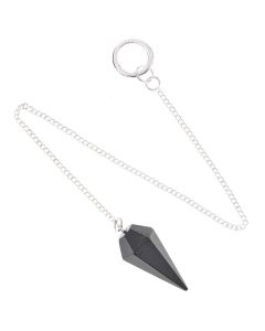 Black Tourmaline Pendulum, 12/15mm x 30/35mm (1pc)