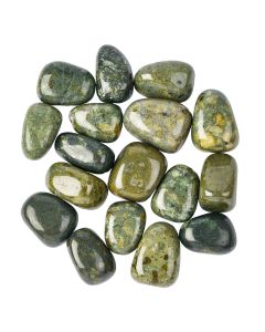 Porphyry/Chinese Writing Stone Medium Tumblestones, 20-30mm (250g)