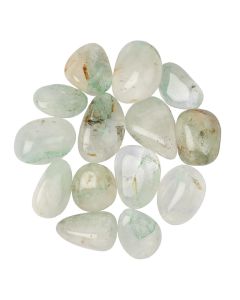 Green Phantom Quartz Medium Tumblestones, 20-30mm, (100g) 