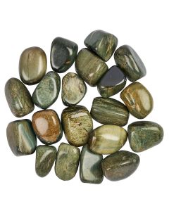 Natural Silver Cats Eye Medium Tumblestones 20-30mm (250g) 