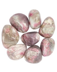Pink Tourmaline (Rubellite) Medium Tumblestones, 20-30mm (100g)
