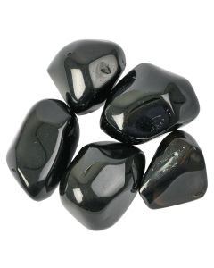 Apache Tear Obsidian Large Tumblestones, 30-40mm (100g)